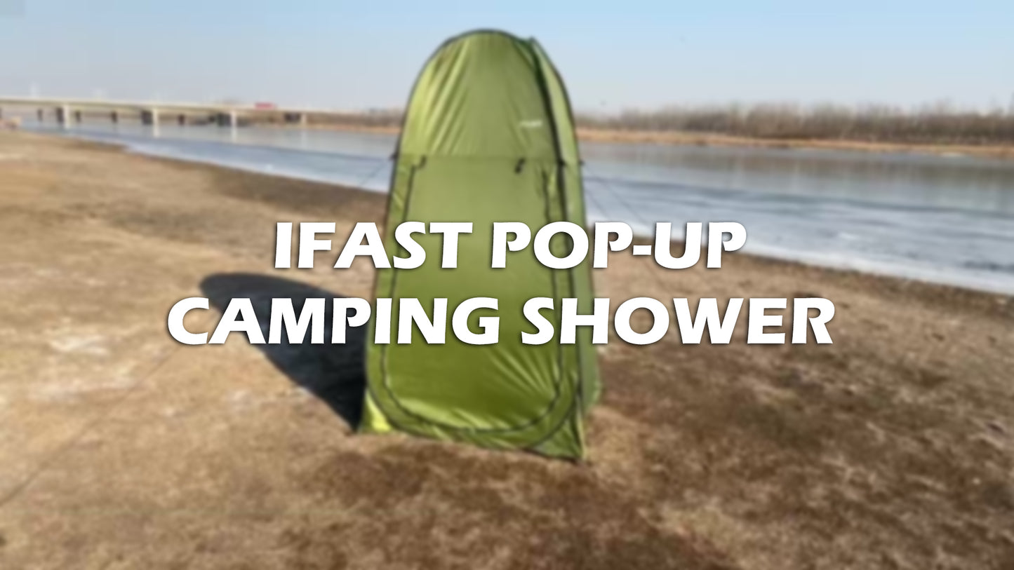 Camping Shower Tent 7FT Instant Level Up Privacy Tents, Portable Toilet Tent Outdoor Dressing Room, Foldable Camp Sun Shelter For Beach Fishing