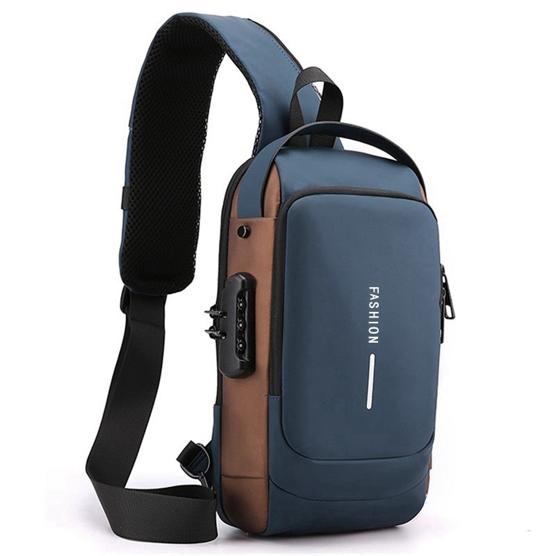 Smart Anti-Theft Sling Bag with USB Charging